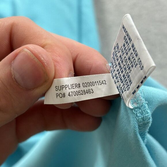 Polo Ralph Lauren Shirt XL Mens Classic Fit Blue Nude Pony Soft Touch - Picture 9 of 11